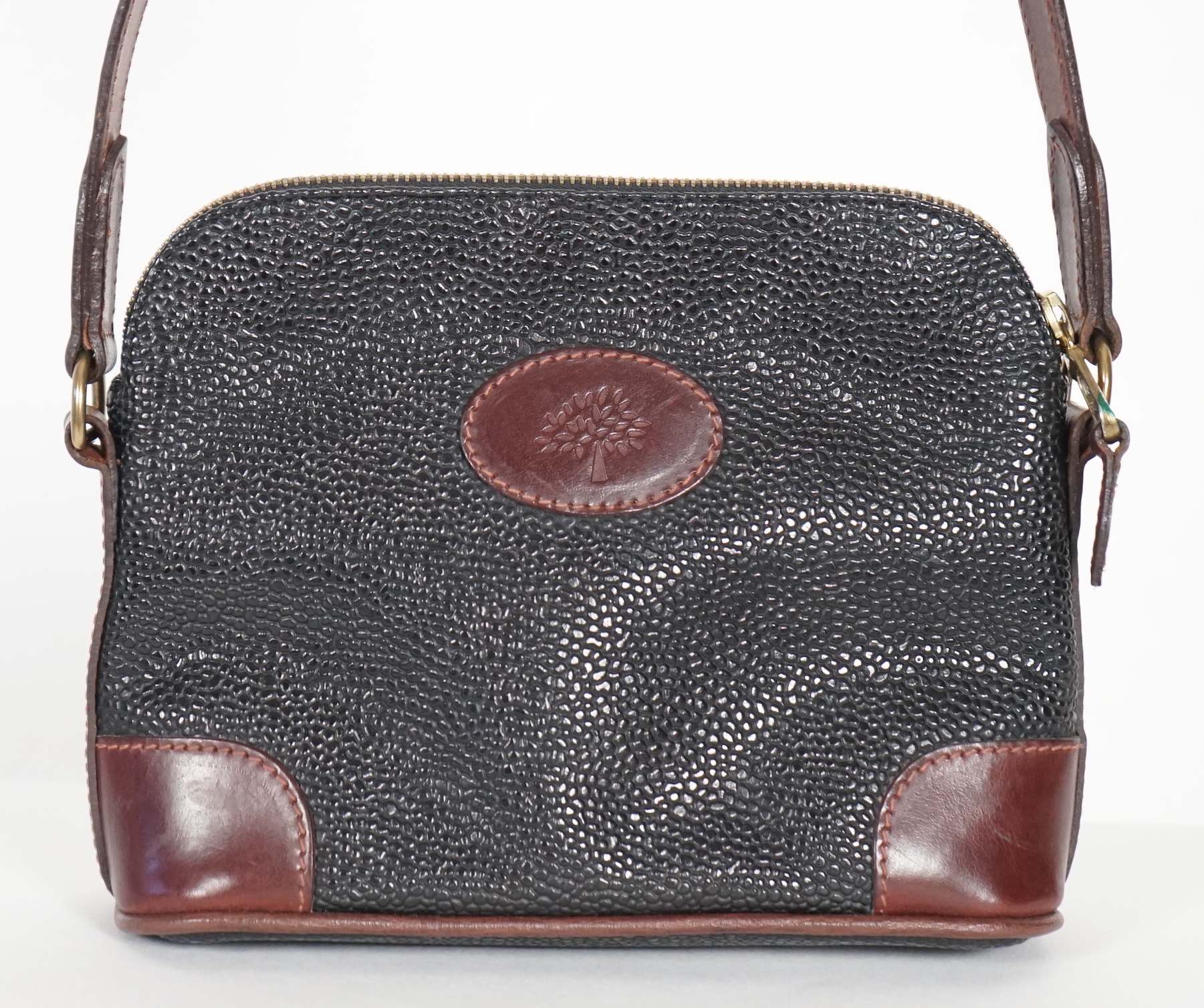 A Mulberry crossbody bag, width 20cm, height 15cm, depth 7.5cm